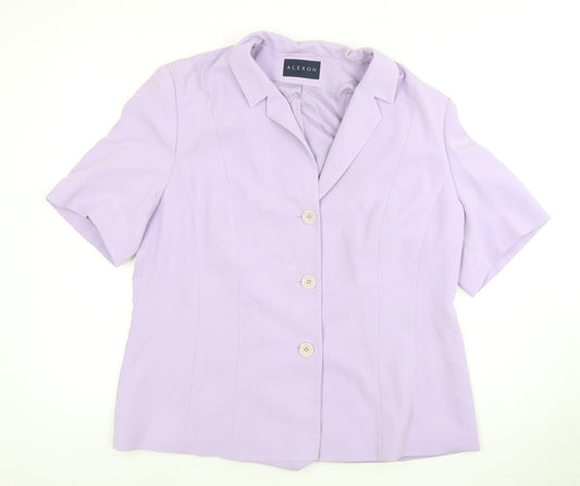 Womens UK Size 18 Alexon Regular Purple Suit Jacket