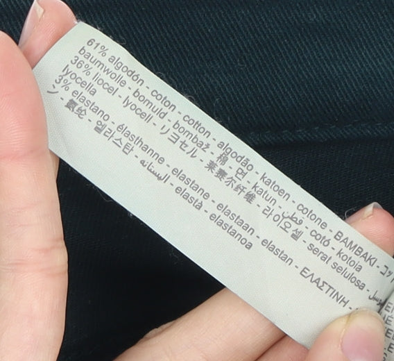 Massimo Dutti Women's Green Skinny Jeans Size 8