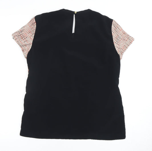 Banana Republic Women's Blouse, Black Multicolour, S