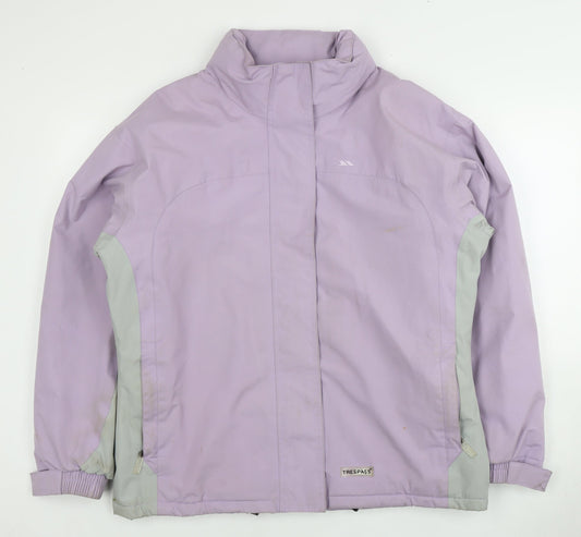 Womens UK Size L Trespass Purple 3-in-1 Jacket