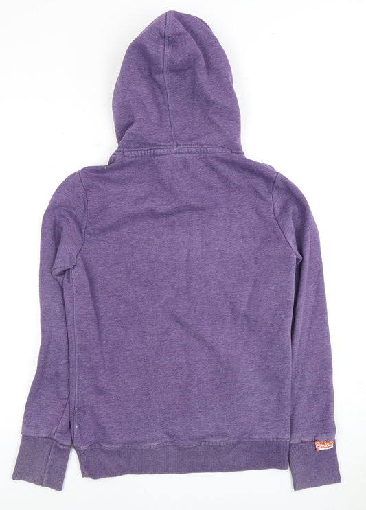 Superdry Women's Purple Pullover Hoodie 2XS