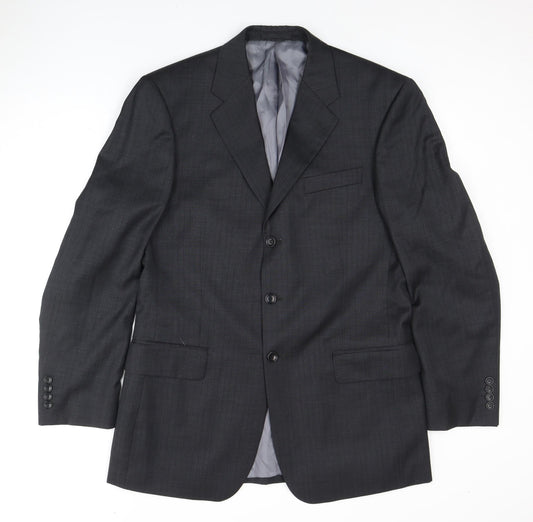 Mens UK Size 40 Austin Reed Regular Grey Suit Jacket