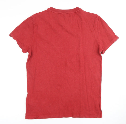 Superdry Red Men's S Solid Short Sleeve T-Shirt