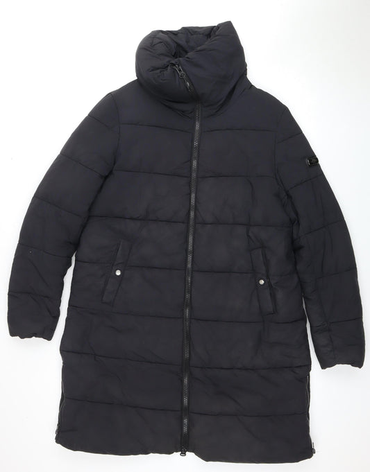 Womens UK Size M Trespass Black Puffer Jacket