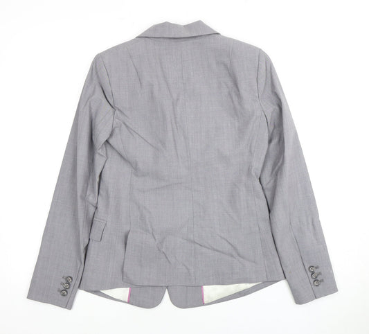 Banana Republic Women's Grey Wool Suit Jacket M