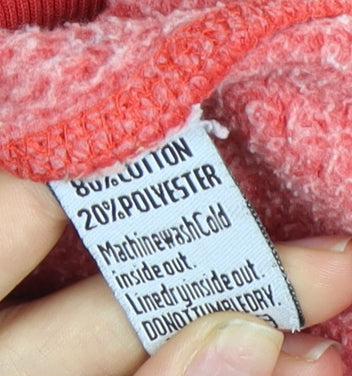 Superdry Men's Red Graphic Print Hoodie Size S