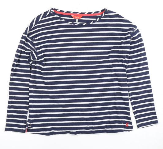 Womens UK Size 6 Joules Blue Basic T-Shirt