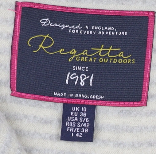 Regatta Women's Beige High Neck Pullover Sweatshirt - UK 10