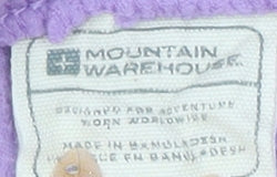 Mountain Warehouse Girls Purple Fleece Hoodie 7-8 Years