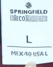 Springfield Men's Red Long Sleeve T-Shirt Size L