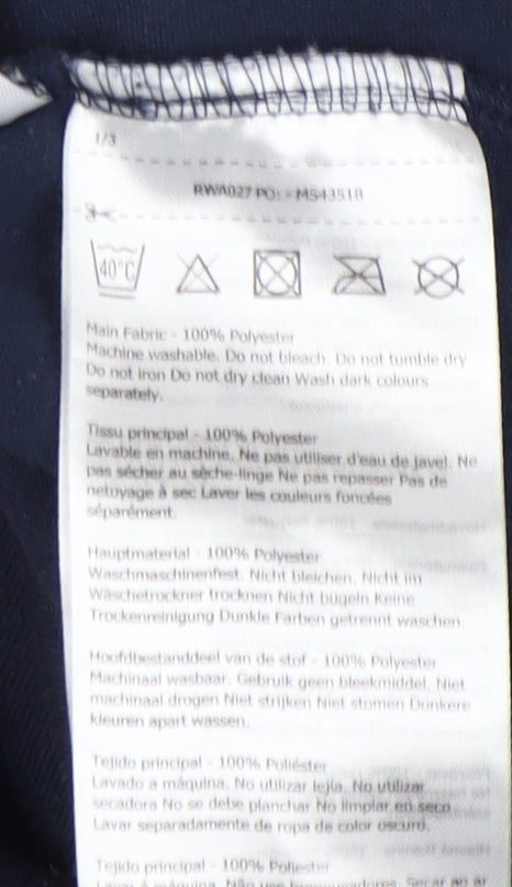 Regatta Women's Blue Fleece Pullover Size UK 8