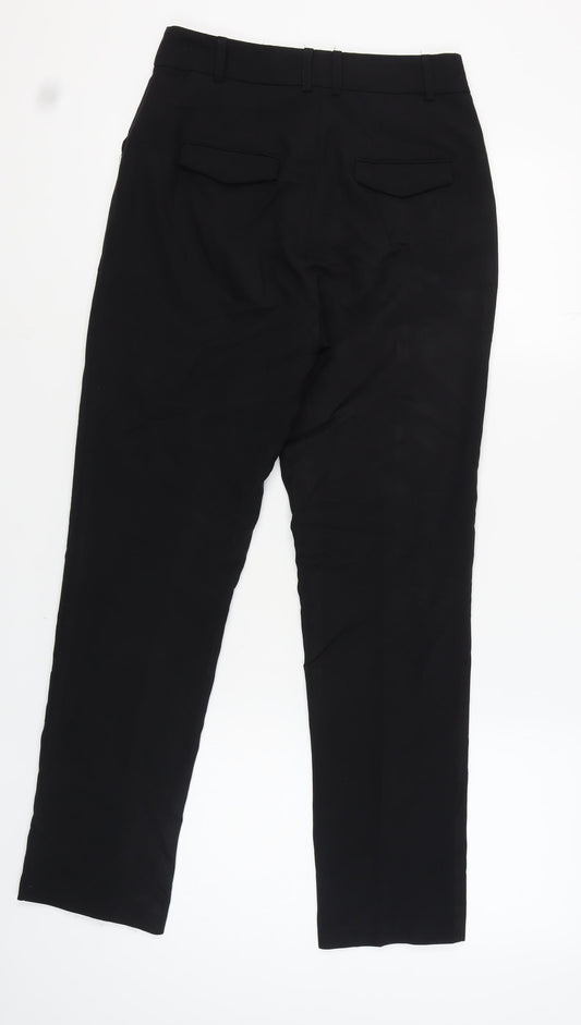 Womens UK Size 10 ASOS Regular Fit Black Trousers