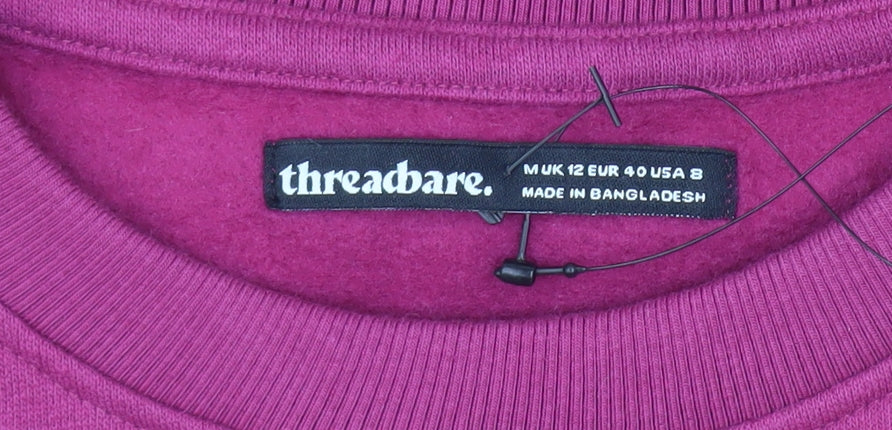 Threadbare Women's Purple Graphic Sweatshirt Size 12