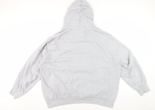 Uniqlo Men's Grey 3XL Pullover Hoodie