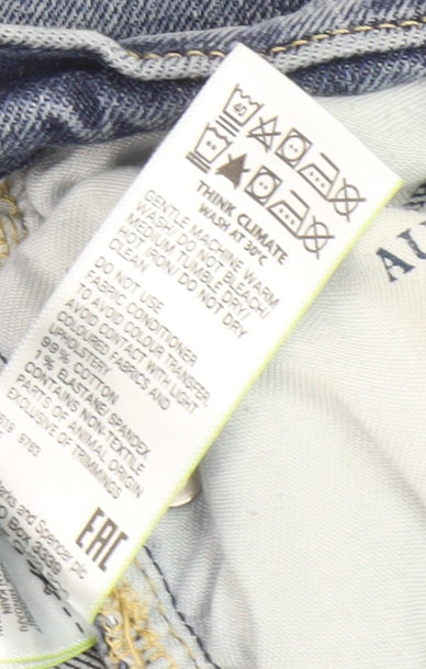 Marks and Spencer Men's Blue Straight Jeans 32/31