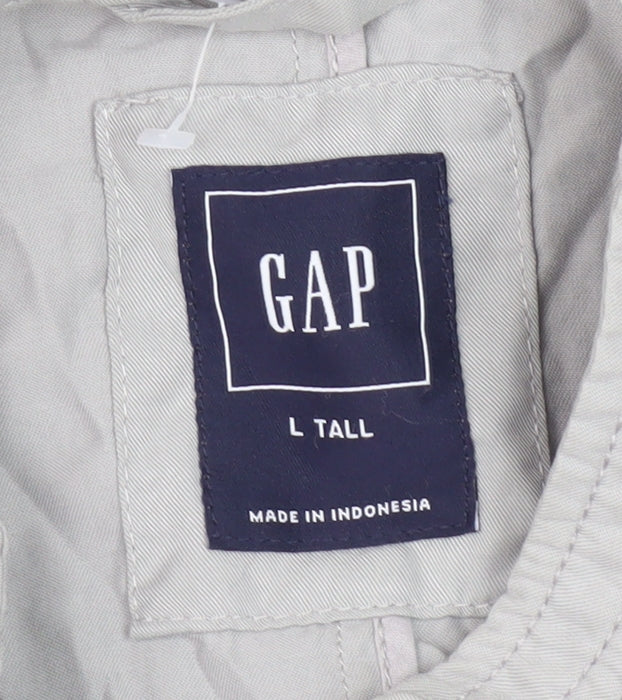 Mens UK Size L Gap Grey Basic Jacket