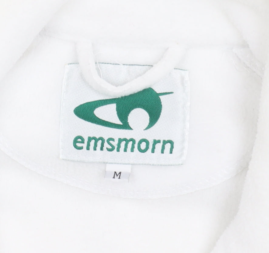 UK Size M Emsmorn White Basic Jacket
