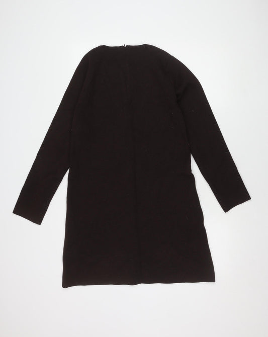 Zara Women's Black Bodycon Dress M