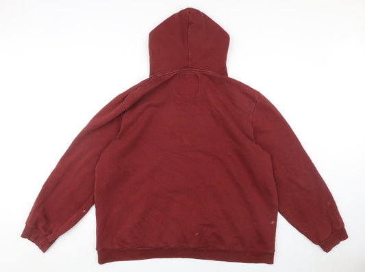 Mens UK Size XL NEXT Red Pullover Hoodie