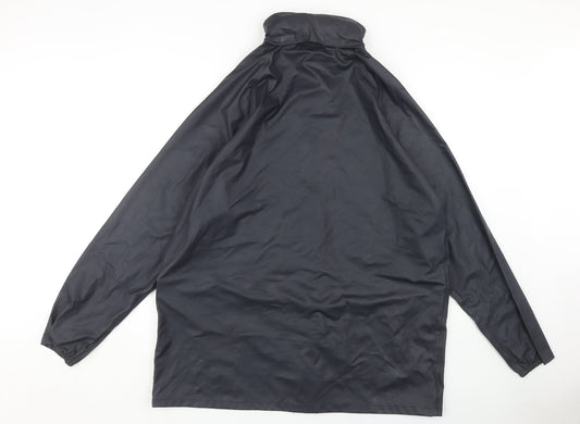 Arco Essentials Men's Black Rain Coat Jacket L