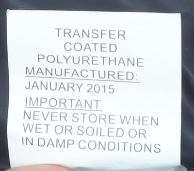 Arco Essentials Men's Black Rain Coat Jacket L