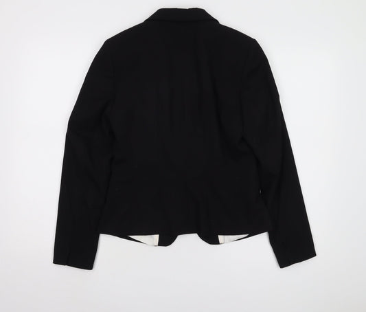 H&M Women’s Black Blazer Jacket Size 10