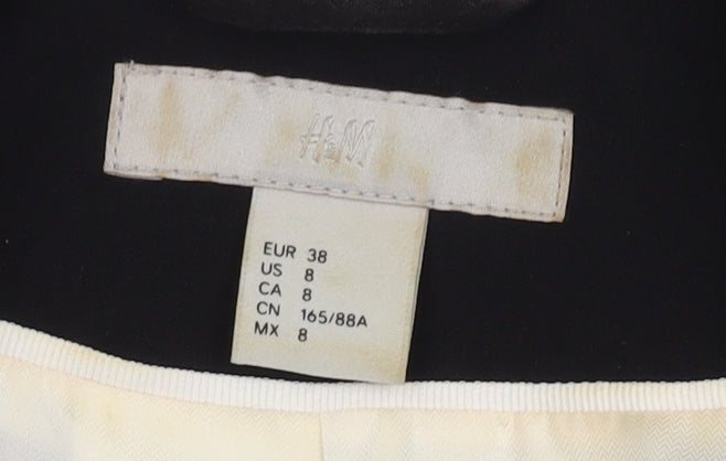 H&M Women’s Black Blazer Jacket Size 10