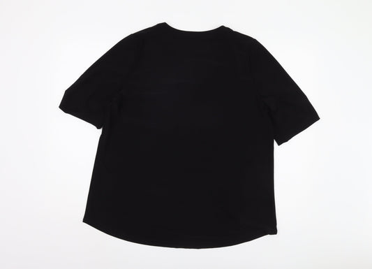 Anne Klein Women's Black Plus Blouse, Size 18