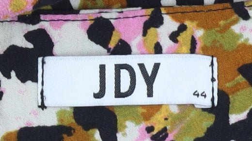 JDY Women's Multicoloured Animal Print Skirt Size 16