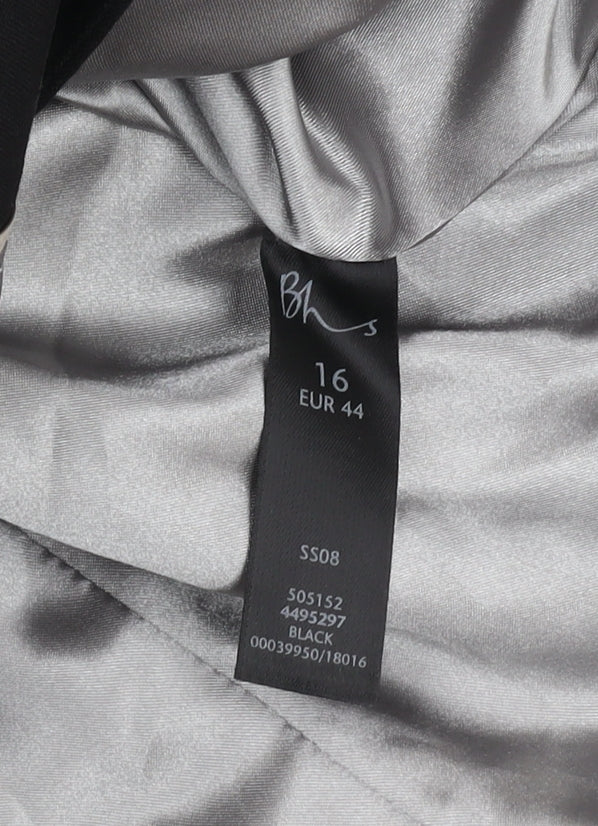BHS Women's Black Blazer Size 16