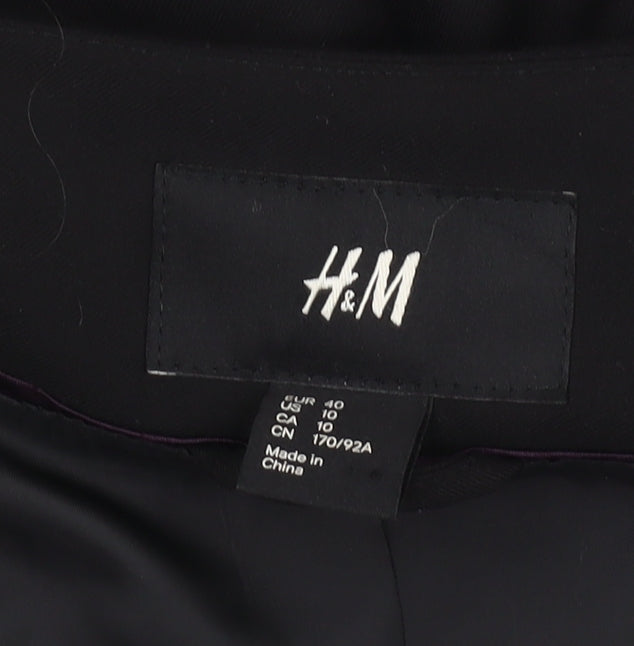 H&M Women's Black Blazer UK Size 12