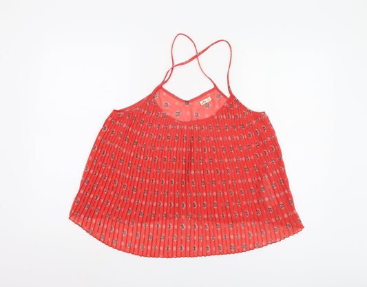Womens UK Size M Hollister Red Camisole Tank