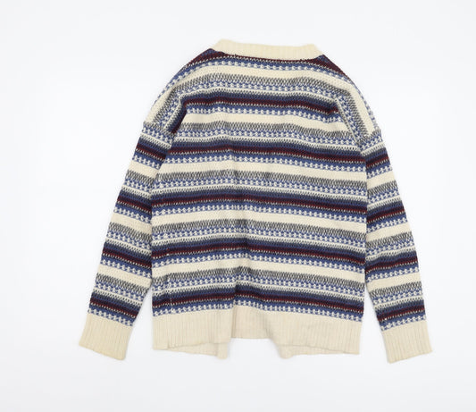 Womens UK Size S Woolovers Multicoloured Cardigan Jumper