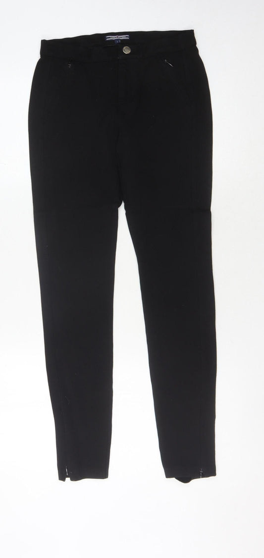 Womens UK Size 4 Tommy Hilfiger Slim Fit Business Black Trousers