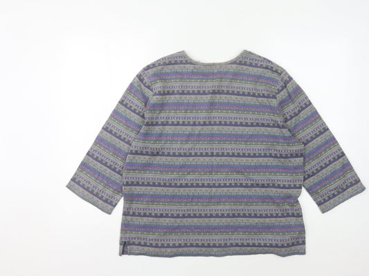 Orvis Women's Multicoloured L Geometric T-Shirt