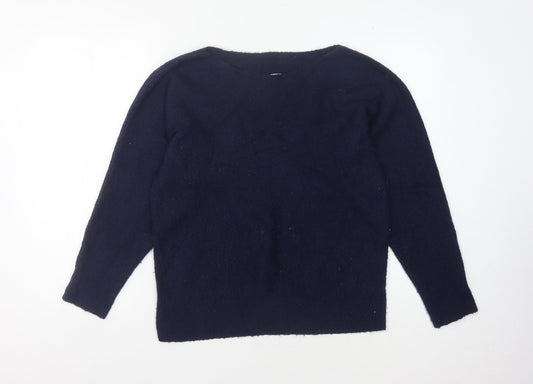 Womens UK Size 12 John Lewis & Partners Blue Pullover Jumper