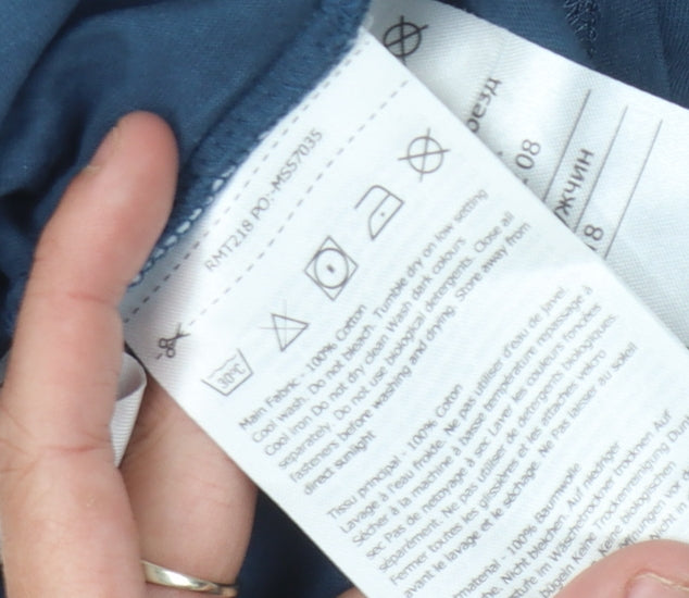 Regatta Men's 2XL Blue Cotton Crew Neck T-Shirt