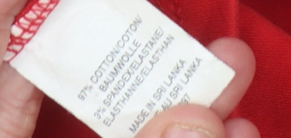 Gap Women's Red Basic T-Shirt Large Short Sleeve