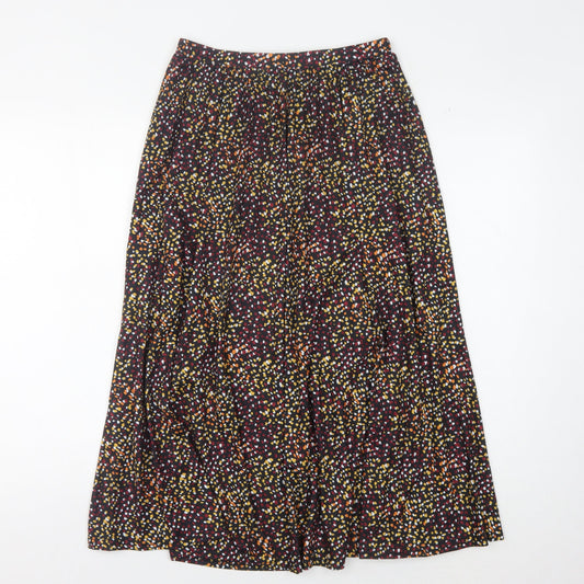 Oasis Multicoloured Midi Skirt, UK S, Geometric Pattern