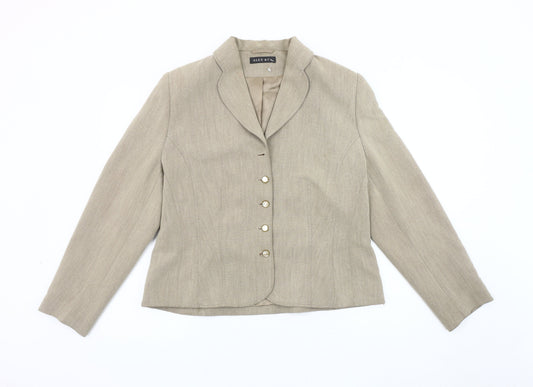 Womens UK Size 16 Alex & Co. Regular Beige Blazer