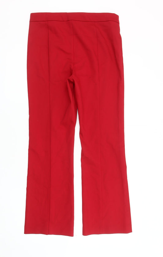 Womens UK Size 12 MNG Red Trousers