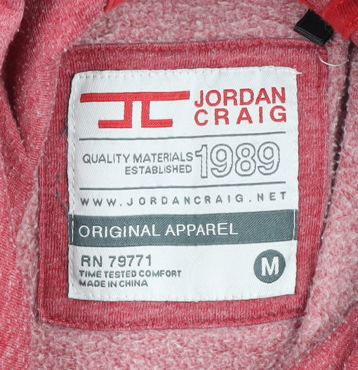 Jordan Craig Men's Red Full Zip Hoodie M