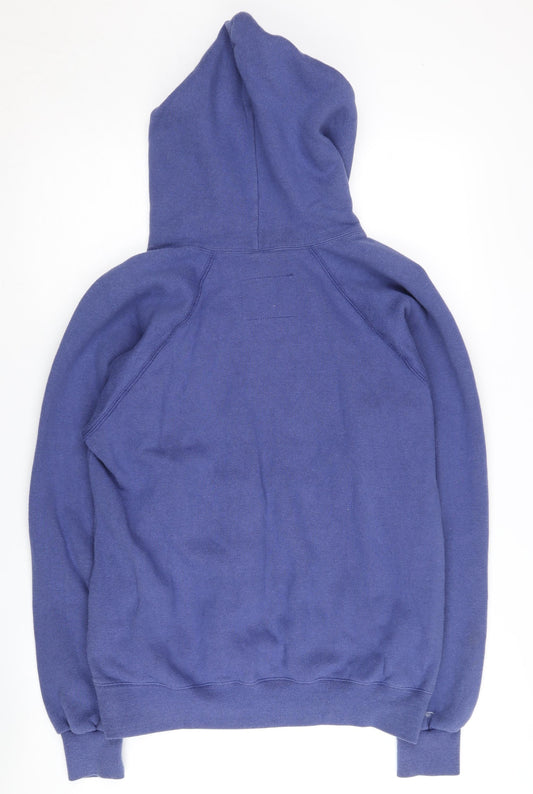 Mens UK Size S Champion Blue Pullover Hoodie