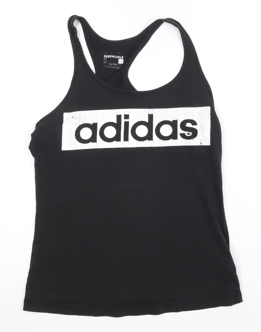 Womens UK Size S adidas Black Gym & Training Tank