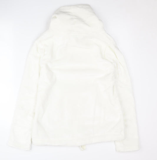 Womens UK Size 8 Fat Face White Pullover Sweatshirt