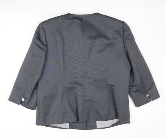 Viyella Women's Grey Blazer Size 14