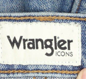 Wrangler Men's Blue Straight Jeans, Size 32, Classic Style