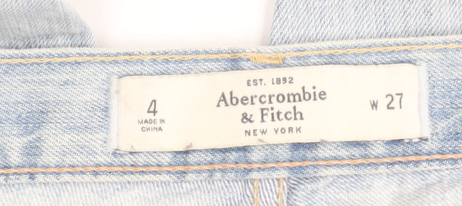 Abercrombie & Fitch Women Blue Size 4 Distressed Jeans