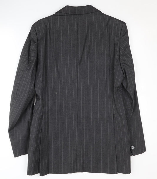 Austin Reed Men's Grey Striped Blazer, Size 38R