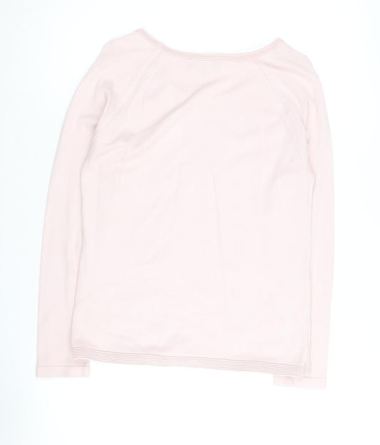 Womens UK Size S Viyella Pink Pullover Jumper